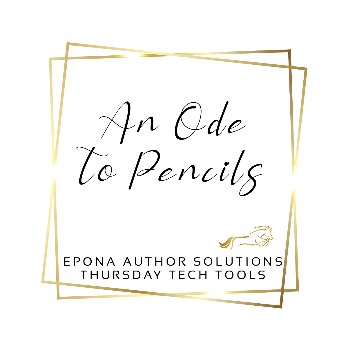 An Ode To Pencils (Thursday Tech Talk)